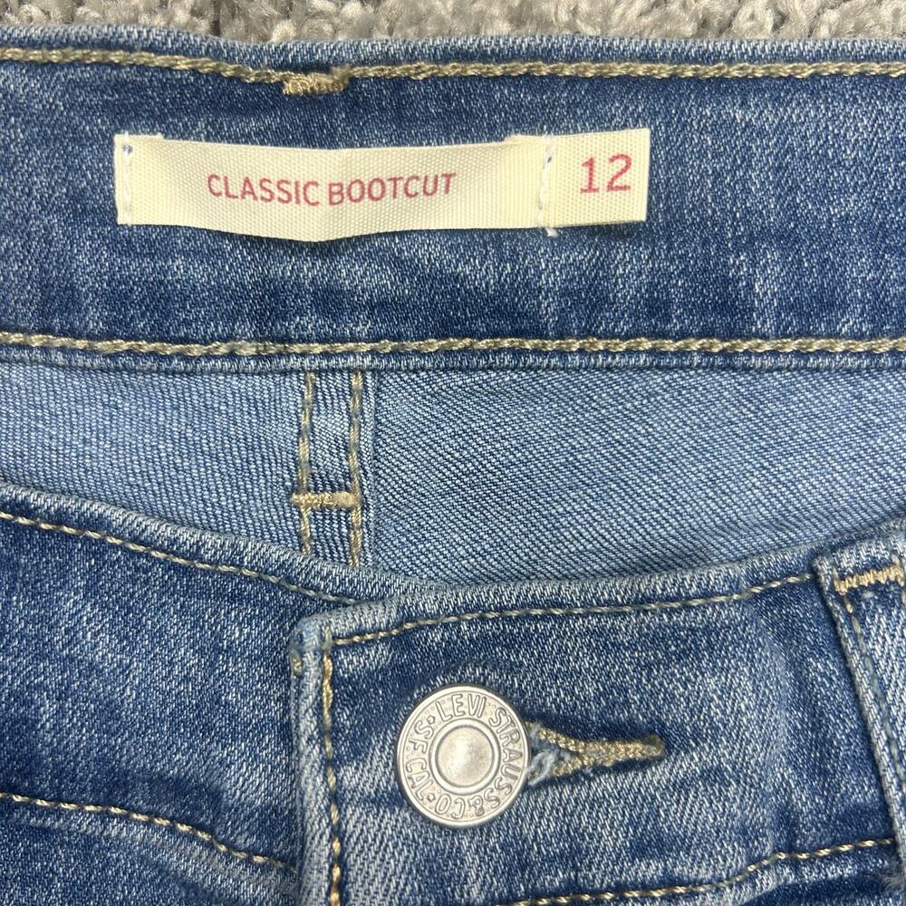Levi’s Women's Size 12 Classic Bootcut 31/32 HyperSoft Mid Rise Jeans Denim - Picture 3 of 10